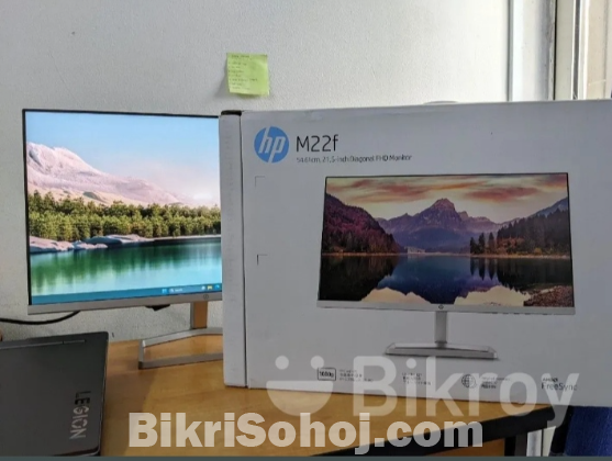 HP MONITOR ( MODEL - M22F) ২২ ইঞ্চি।
